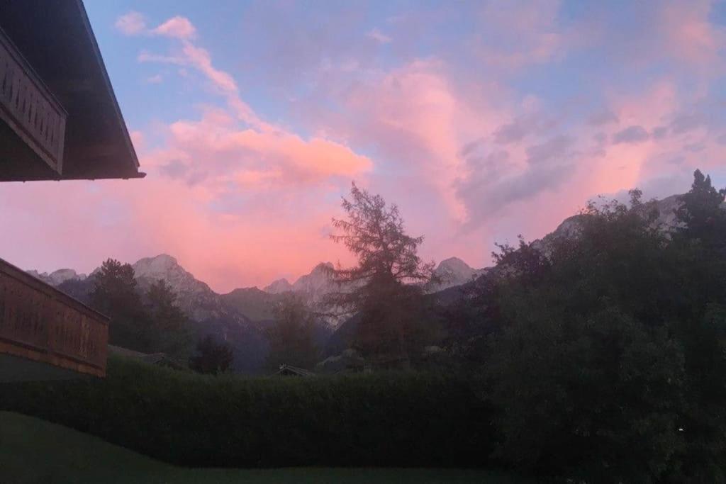 Cozy Apartment In The Heart Of The Alps شاتو دو المظهر الخارجي الصورة